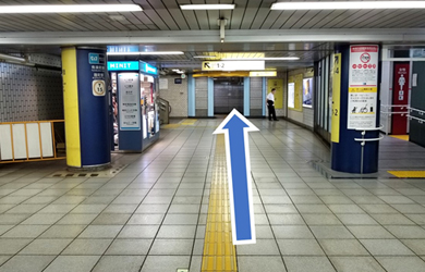 バリアフリールート(麹町駅エレベーター利用)2