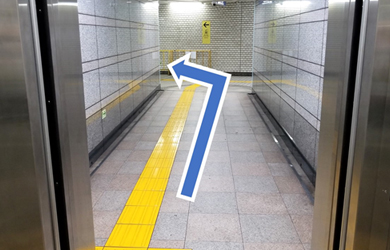 バリアフリールート(麹町駅エレベーター利用)4